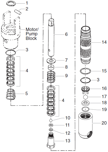 PowrTwin 4900XLT Fluid Section Parts